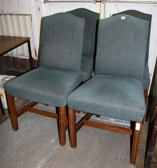4 upholstered dining chairs